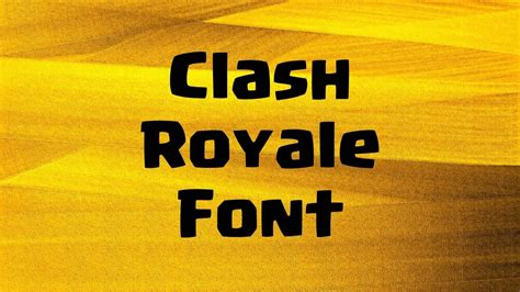 Clash Royale Font Generator